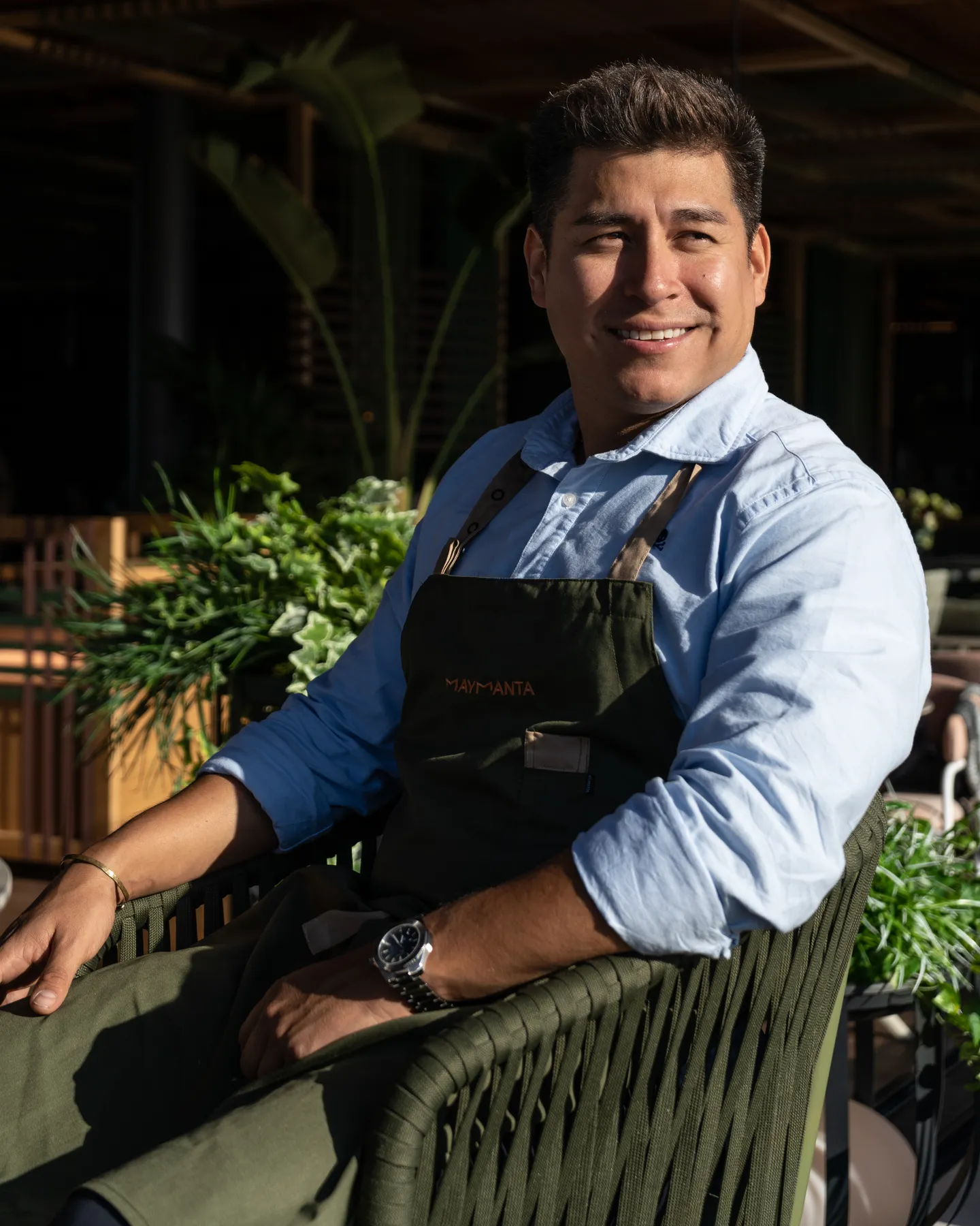 Omar Malpartida chef de los restaurantes Maymanta